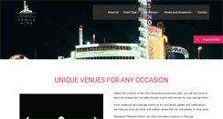 Desktop Screenshot of blackpoolvenuehire.com